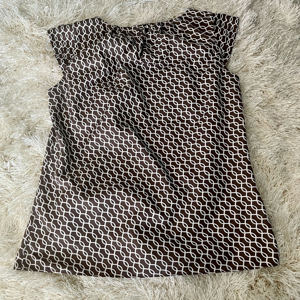 Banana Republic Brown Pattern Shirt XS